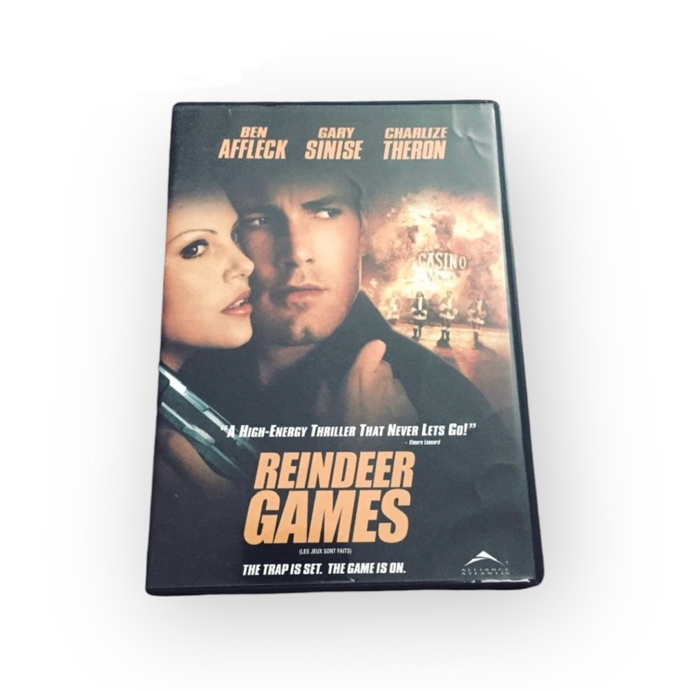 ηεψ Reindeer Games • DVD •  Ben Affleck. • Charlize Theron 🌲🦌🦌🌬️⛄️🌬️🦌🌲🌲